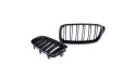 Grill BMW 3 F30 F31 podwójne żeberka Matt Black