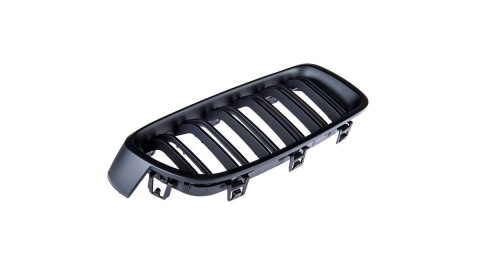 Grill BMW 3 F30 F31 podwójne żeberka Matt Black