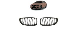 Grill BMW 3 F34 podwójne żeberka Matt Black