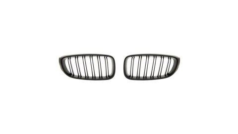Grill BMW 3 F34 podwójne żeberka Matt Black
