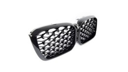 Grill BMW X3 G01 F97 X4 G02 F98 Facelift Gloss Black