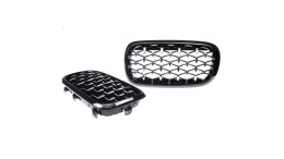 Grill BMW X5 F15 F85 X6 F16 F86 Gloss Black & Chrome