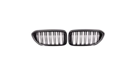 Grill BMW 5 G30 F90 G31 podwójne żeberka Gloss Black