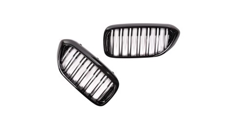 Grill BMW 5 G30 F90 G31 podwójne żeberka Gloss Black
