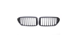 Grill BMW 5 G30 F90 G31 pojedyncze żeberka Matt Black