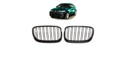 Grill BMW X6 E71 E72 X5 E70 podwójne żeberka Gloss Black