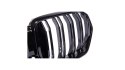 Grill BMW X6 G06 F96 podwójne żeberka Gloss Black