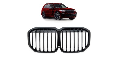 Grill BMW X7 G07 pojedyncze żeberka Gloss Black