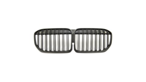 Grill BMW 7 G11 G12 Facelift podwójne żeberka Matt Black
