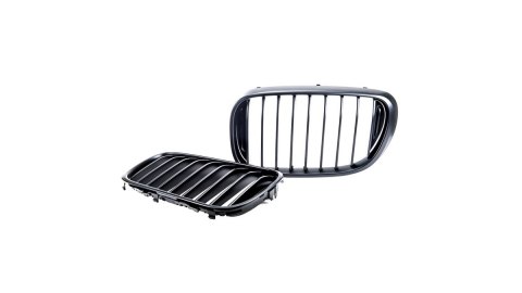 Grill BMW 7 G11 G12 pojedyncze żeberka Matt Black
