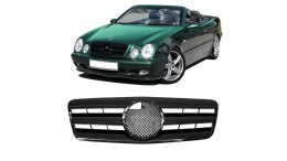 Grill Mercedes-Benz CLK C208 A208 Gloss Black