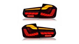 Lampy BMW 3 F30 F80 Tył Dynamic LED Smoke