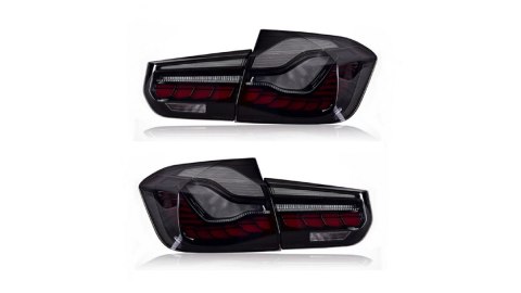 Lampy BMW 3 F30 F80 Tył Dynamic LED Smoke