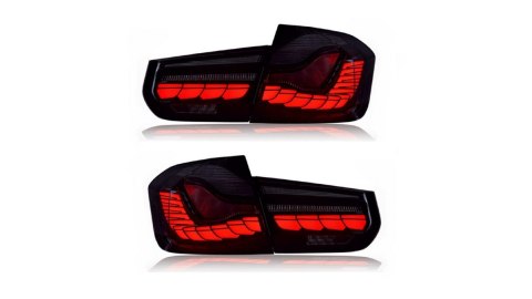 Lampy BMW 3 F30 F80 Tył Dynamic LED Smoke