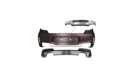 Zderzak BMW 1 E81 E87 Tył z dyfuzorem