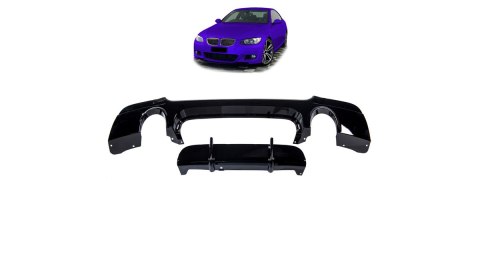 Dyfuzor BMW 3 E92 E93 Tył Gloss Black