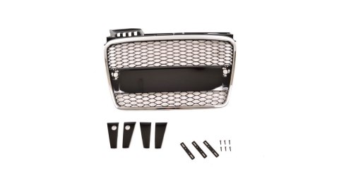 Grill Audi A4 B7 Chrome & Gloss Black