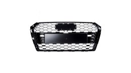 Grill Audi A4 B9 Gloss Black PDC