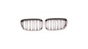 Grill BMW 1 F20 F21 podwójne żeberka Chrome & Black