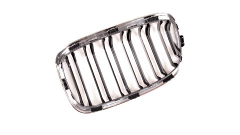Grill BMW 1 F20 F21 podwójne żeberka Chrome & Black