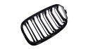 Grill BMW 1 F20 F21 podwójne żeberka Matt Black