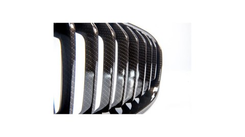 Grill BMW 1 F20 F21 pojedyncze żeberka Carbon Look