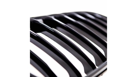 Grill BMW X1 F48 pojedyncze żeberka Gloss Black