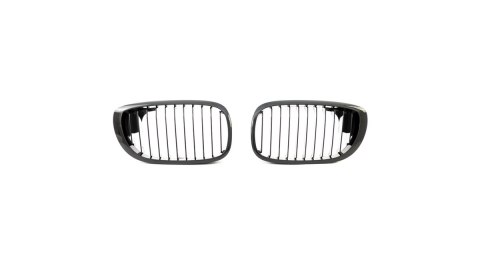 Grill BMW 3 E46 Facelift pojedyncze żeberka Gloss Black