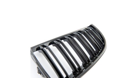 Grill BMW 3 E90 E91 podwójne żeberka Gloss Black