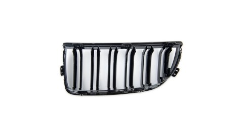 Grill BMW 3 E90 E91 podwójne żeberka Gloss Black