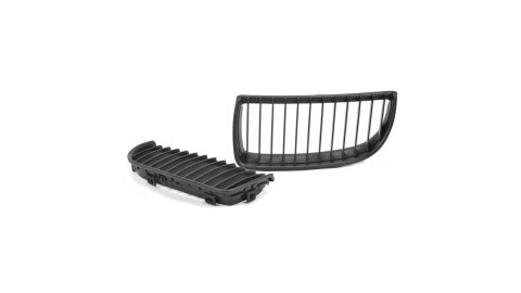Grill BMW 3 E90 E91 pojedyncze żeberka Matt Black