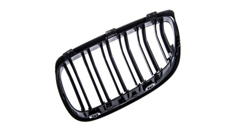 Grill BMW 3 E92 E93 podwójne żeberka Matt Black