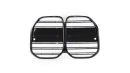 Grill BMW 4 G22 G23 G83 podwójne żeberka Gloss Black