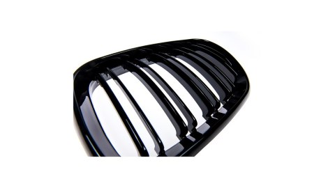 Grill BMW X5 E53 podwójne żeberka Gloss Black