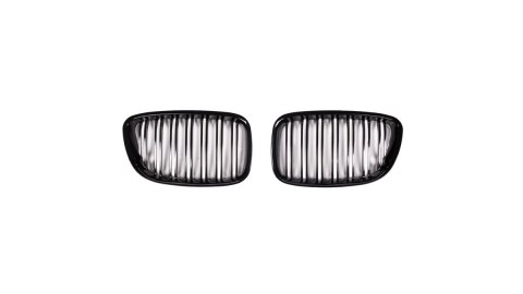 Grill BMW 5 F07 podwójne żeberka Gloss Black