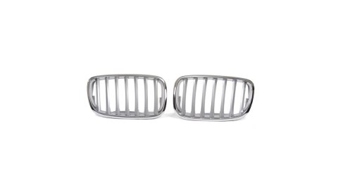 Grill BMW X6 E71 E72 X5 E70 pojedyncze żeberka Matt Silver