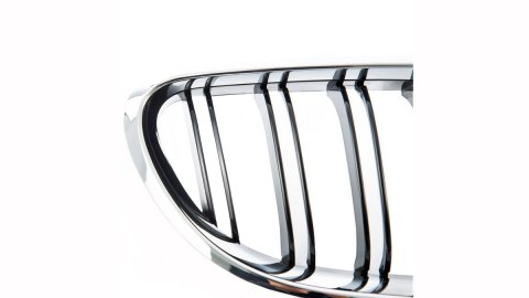 Grill BMW 6 F13 F12 F06 podwójne żeberka Chrome & Black