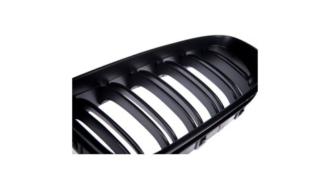 Grill BMW 6 F13 F12 F06 podwójne żeberka Matt Black