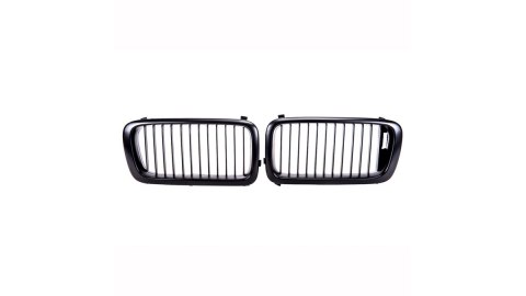 Grill BMW 7 E38 pojedyncze żeberka Matt Black