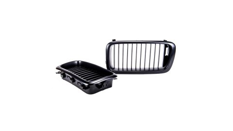 Grill BMW 7 E38 pojedyncze żeberka Matt Black