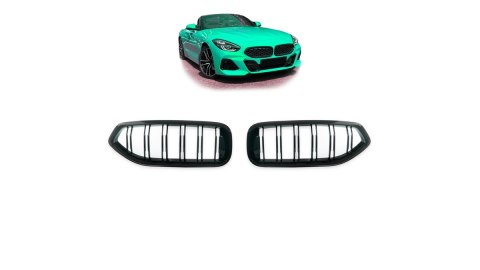 Grill BMW Z4 G29 podwójne żeberka Gloss Black