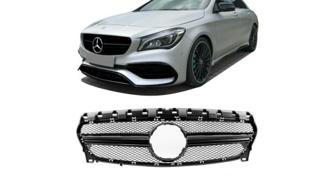 Grill Mercedes-Benz CLA C117, X117 Facelift Black A-Type