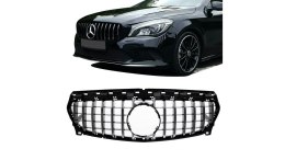 Grill Mercedes-Benz CLA C117, X117 Facelift GT Chrome & Black
