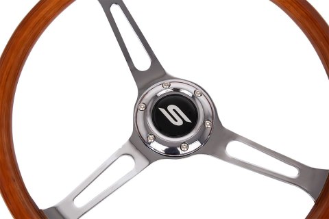 Kierownica 380mm Drewno