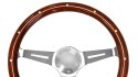 Kierownica 380mm Drewno