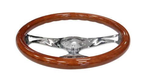 Kierownica 380mm Drewno