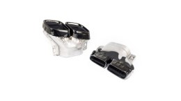 Końcówki tłumika Black MERCEDES E-Class W213 S213 GLC X253 GLC C253 E-Class A238 E-Class C238 Facelift 2020-2023