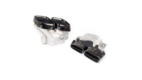 Końcówki tłumika Black MERCEDES E-Class W213 S213 GLC X253 GLC C253 E-Class A238 E-Class C238 Facelift 2020-2023