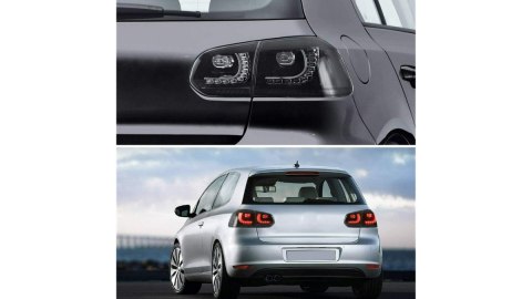 Lampy Volkswagen Golf VI Tył Dynamic LED Smoke