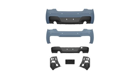 Zderzak BMW 1 F20 F21 Tył z dyfuzorem